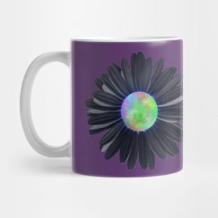 Neon Filtered Daisy flower photographic image Mug